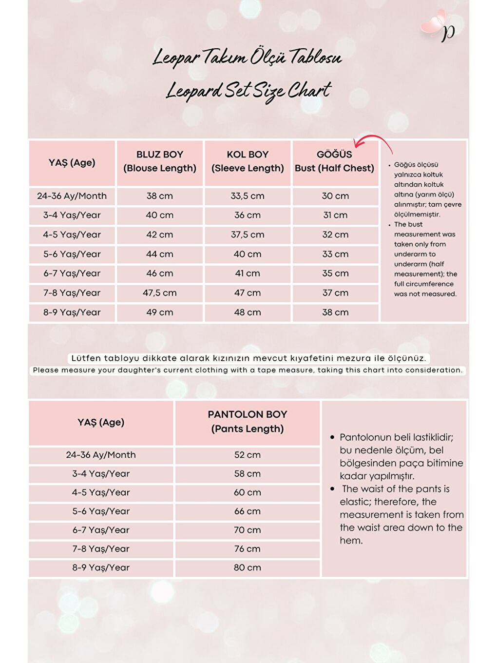 Siyah Kız Çocuk Leopar İspanyol Uzun Kollu Alt Üst Bandana Takım-3