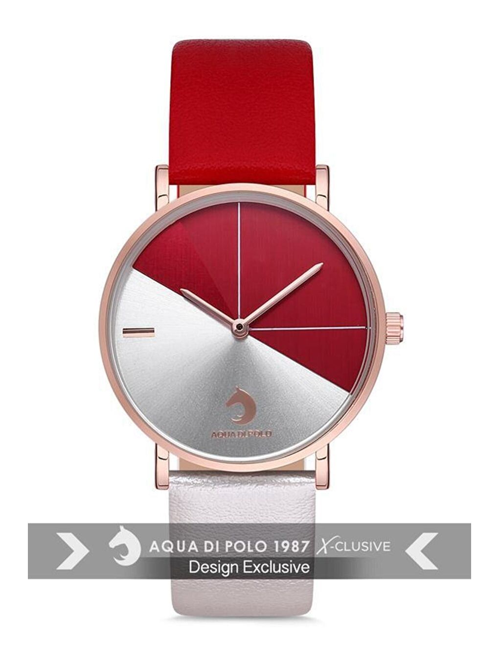 Kırmızı Deri Kadın Kol Saati Apsv1-a5961-kdcc2