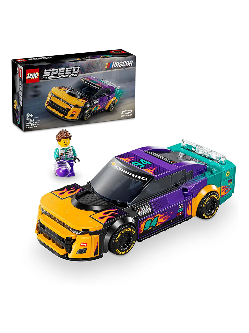 Lego Speed Champions NASCAR Next Gen Chevrolet Camaro ZL1 76935