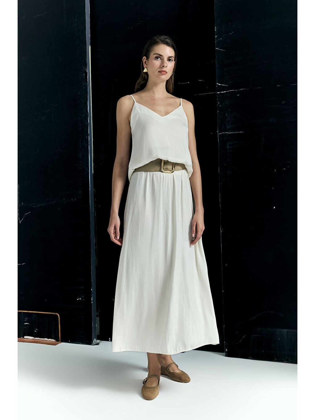 Bej Tosca Etek - Taş-1