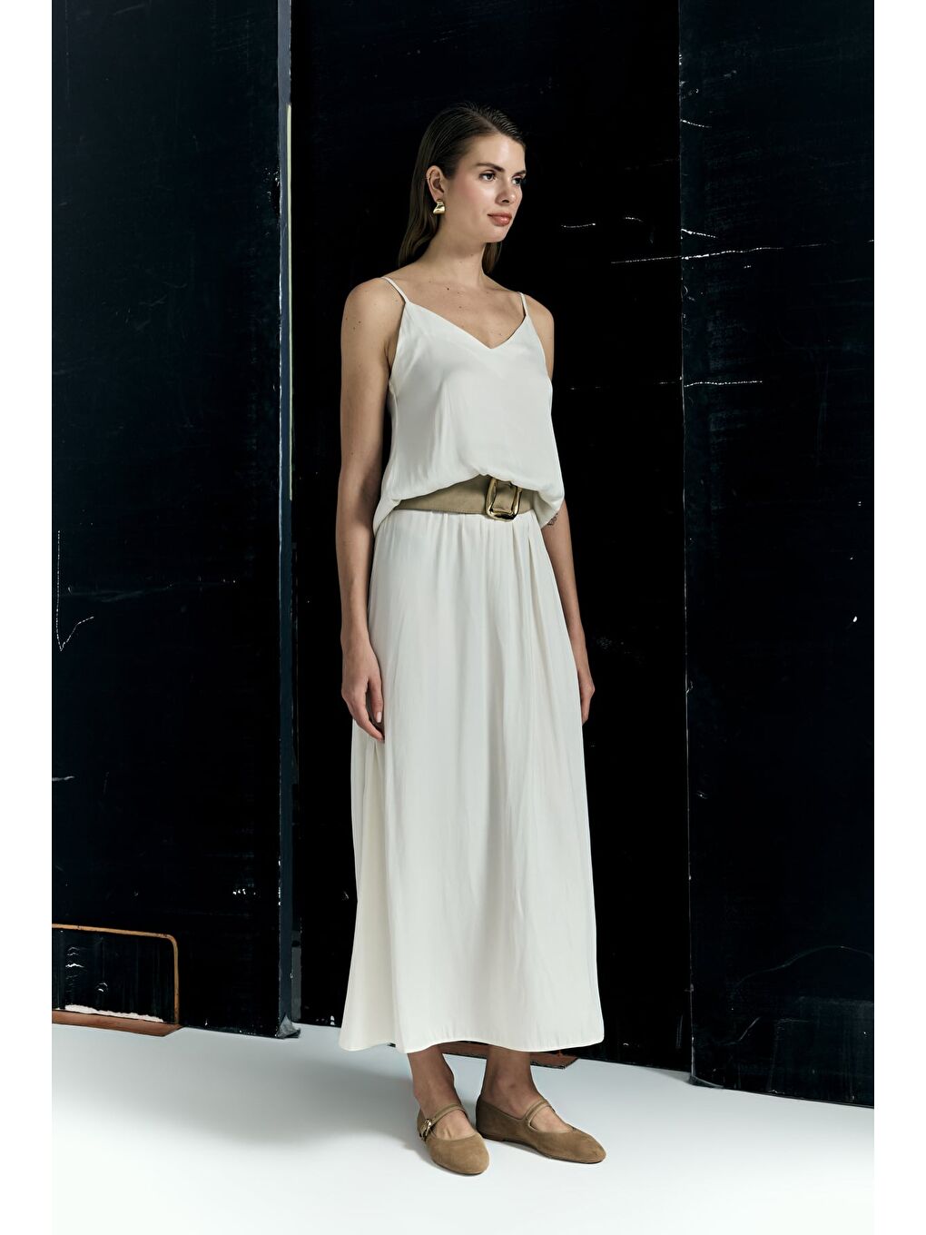 Bej Tosca Etek - Taş-3