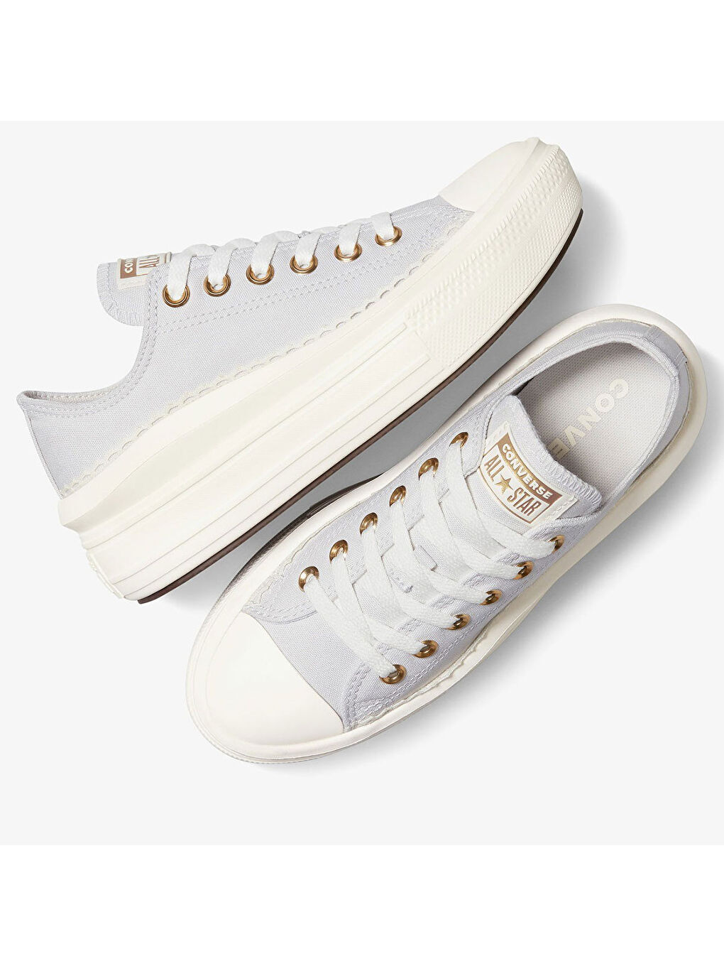 Chuck Taylor All Star Move Platform Kadın Gri Sneaker-3