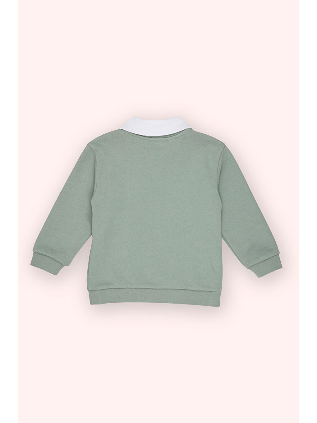 Erkek Çocuk Yakalı Sweatshirt Yeşil-2