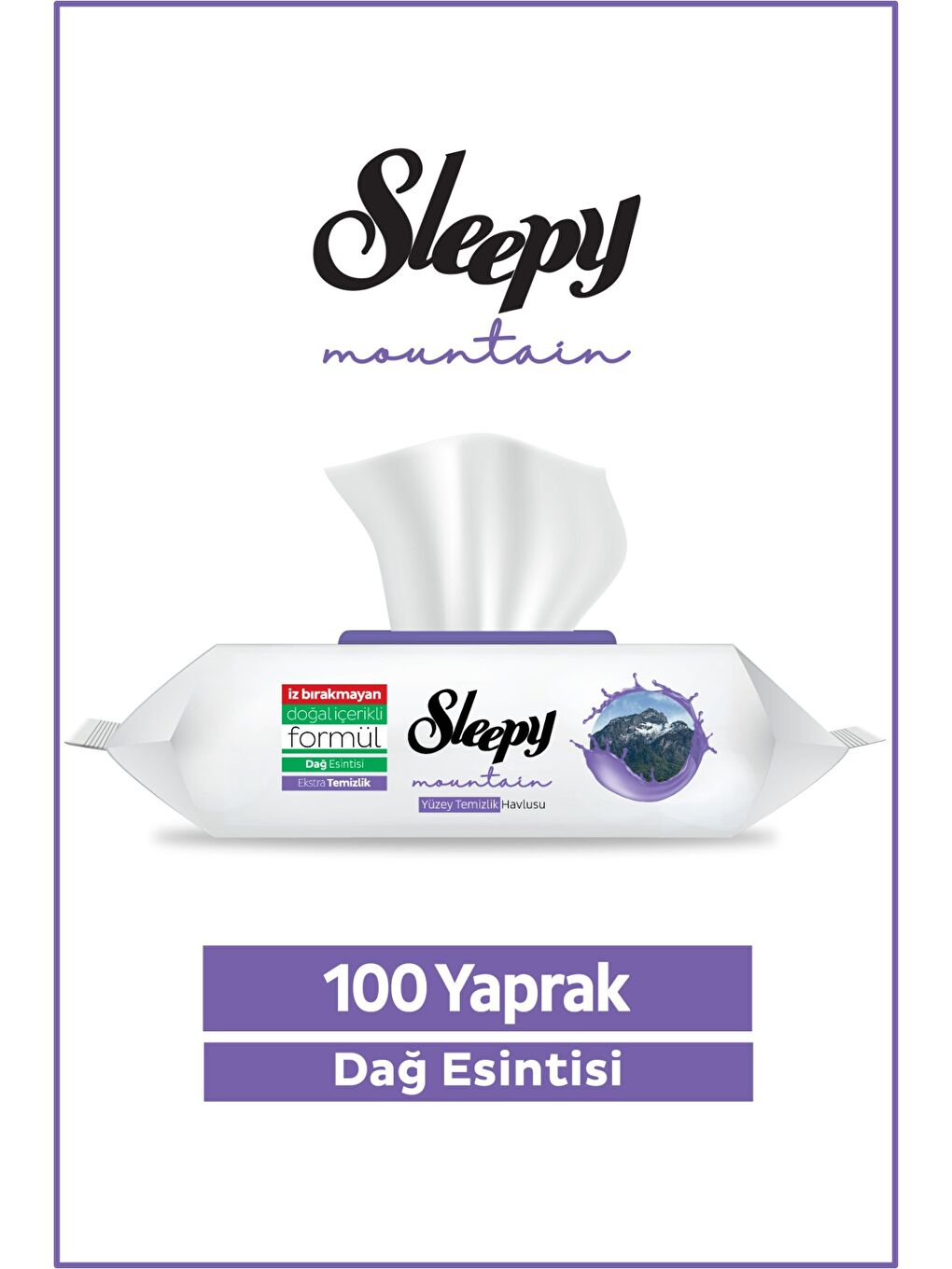 Mountain Yüzey Temizlik Havlusu&Mendili Dağ Esintisi 100 Yaprak