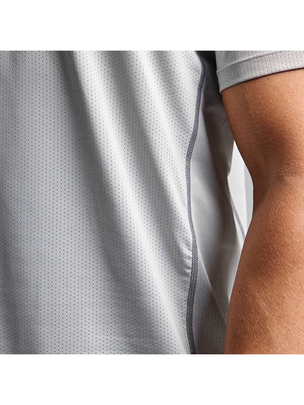 Crew Sunblock Erkek Gri Tişört-2