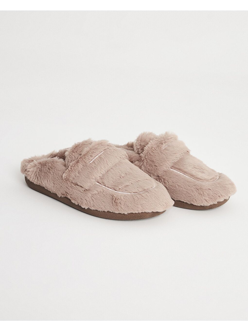 Bej Kadın Ev İçi Ayakkabı - Tatum-4