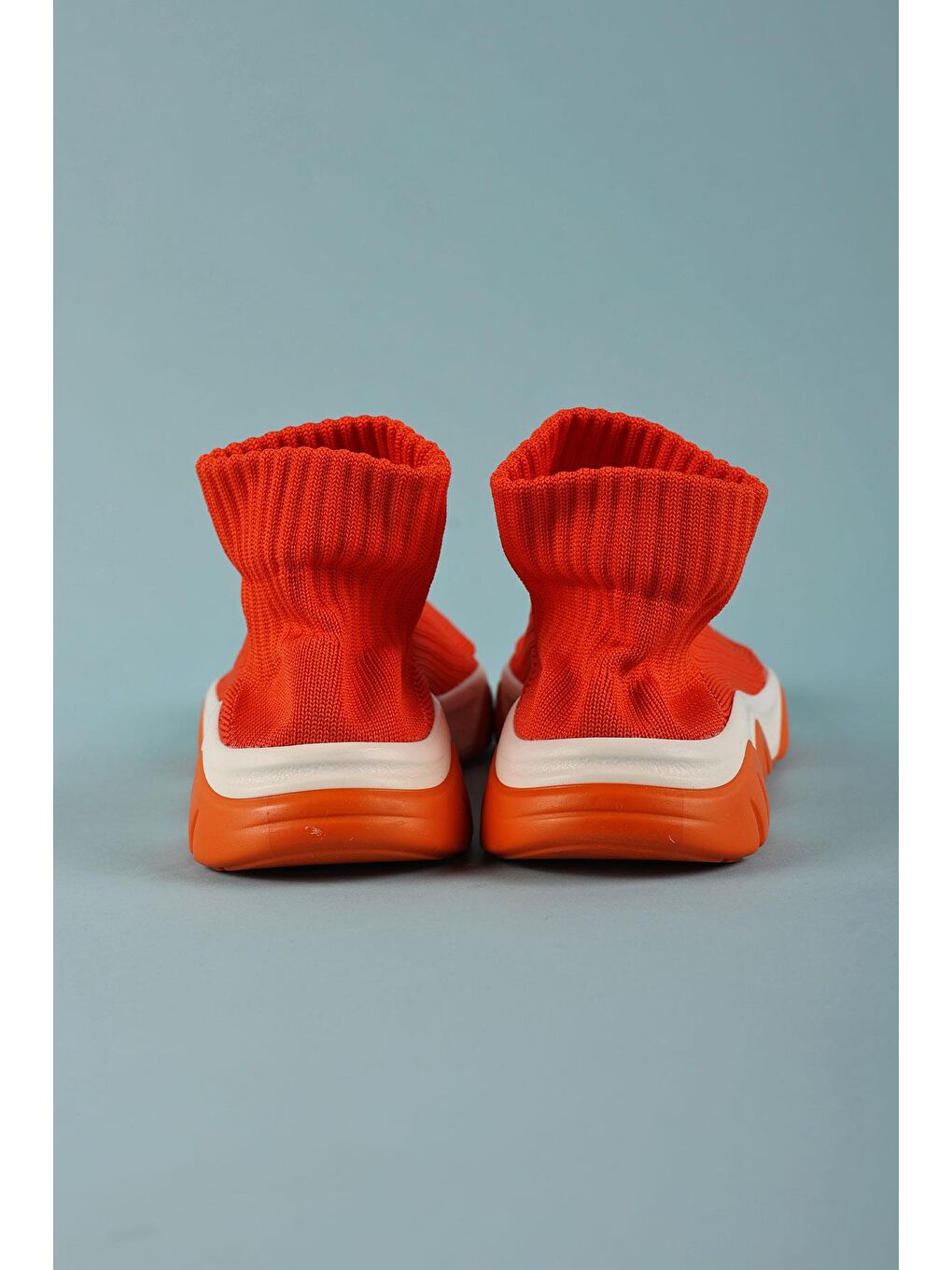 Derby Çorap Ayakkabı Turuncu-2