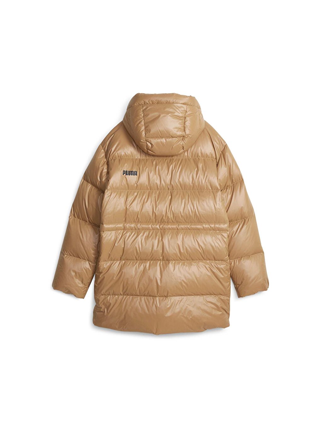 Ekru Kadın Style Kapüşonlu Kuş/Kaz Tüyü Mont-4