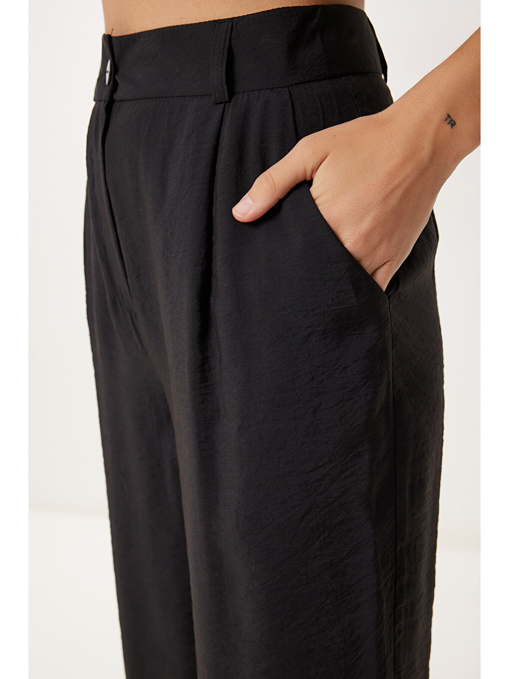 Siyah Modal Bluz Pantolon Takım SİYAH LBV0069-4
