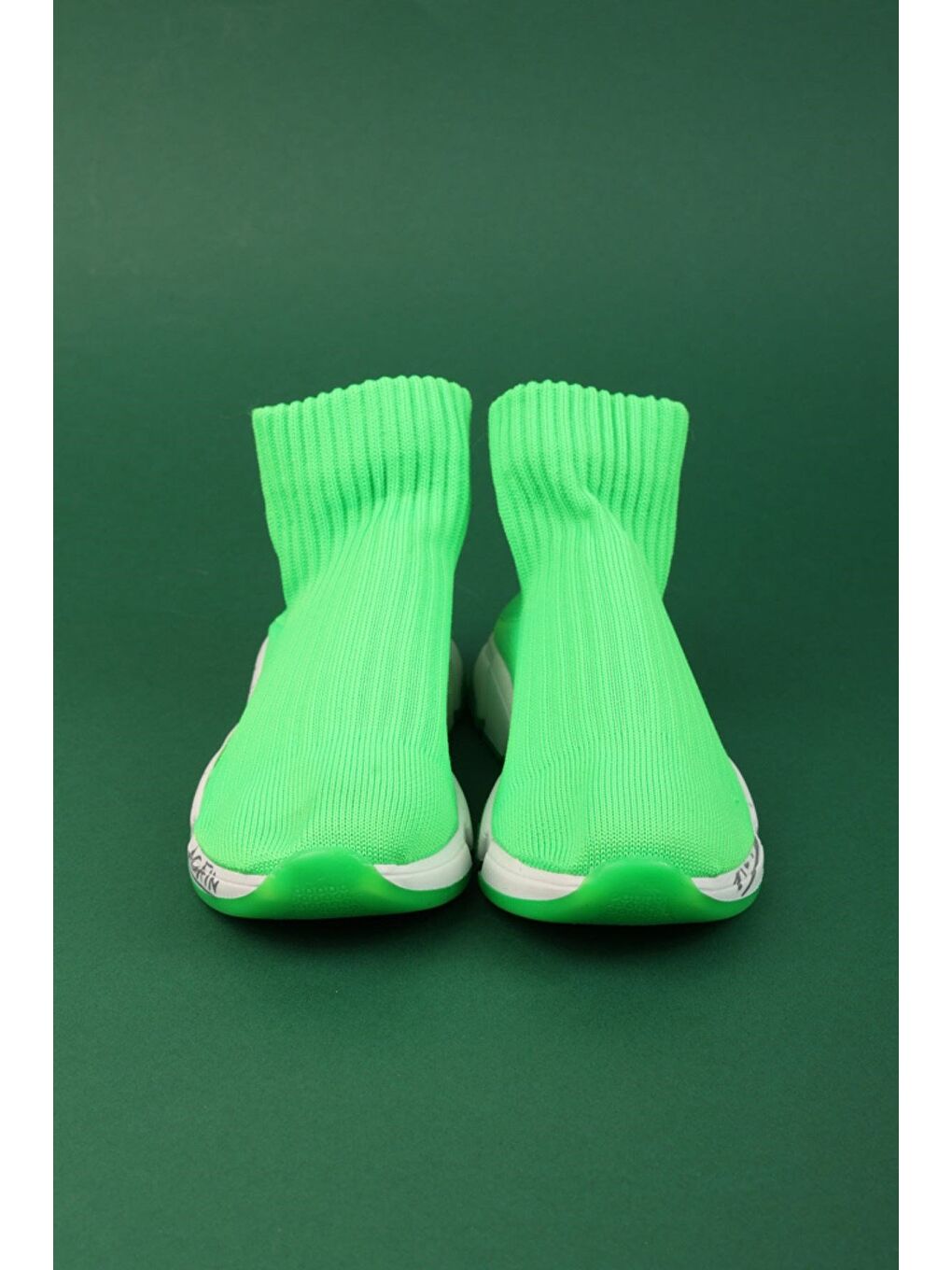 Derby Çorap Ayakkabı Yeşil-1