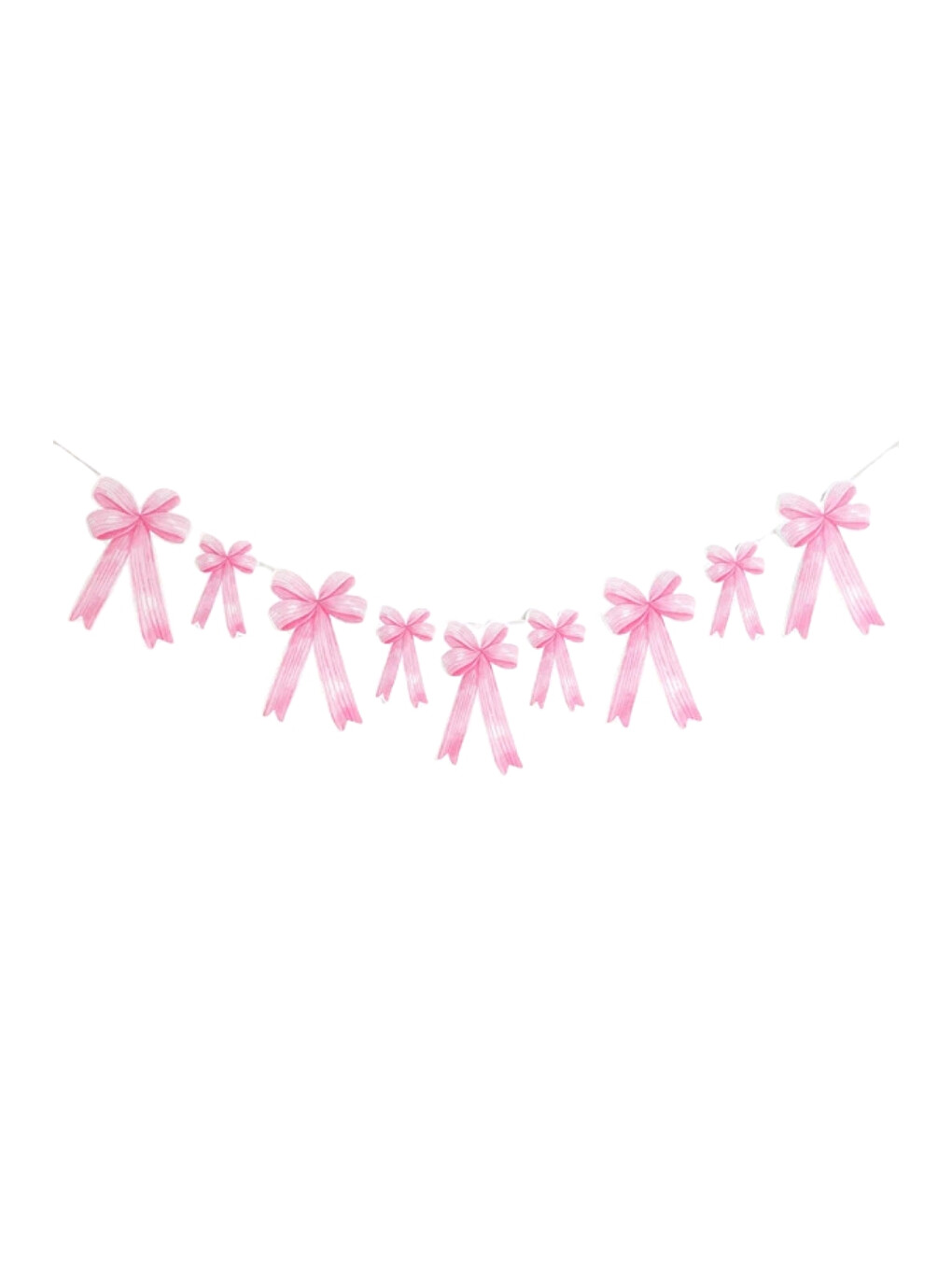 Pembe Fiyonk Temalı Kağıt Parti Banner
