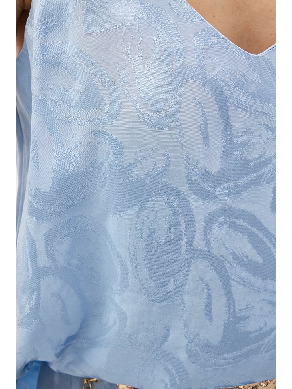 Lior Askılı Bluz - Bebe Mavi-6