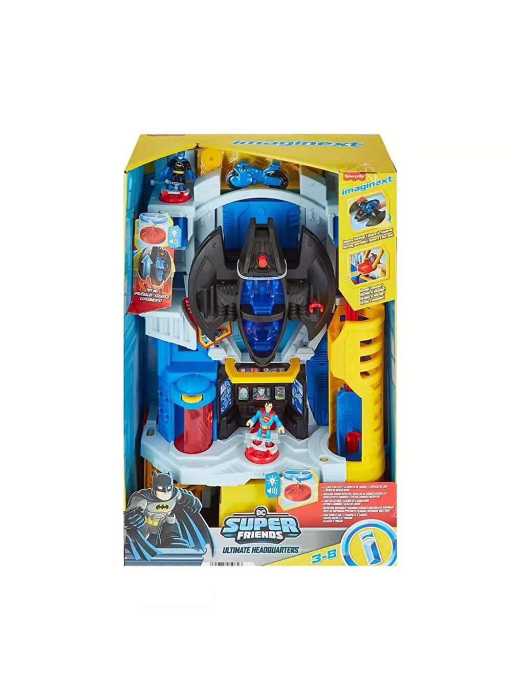 Imaginext Renksiz DC Super Friends Ultimate HQ Macera Seti HNW08 - 2