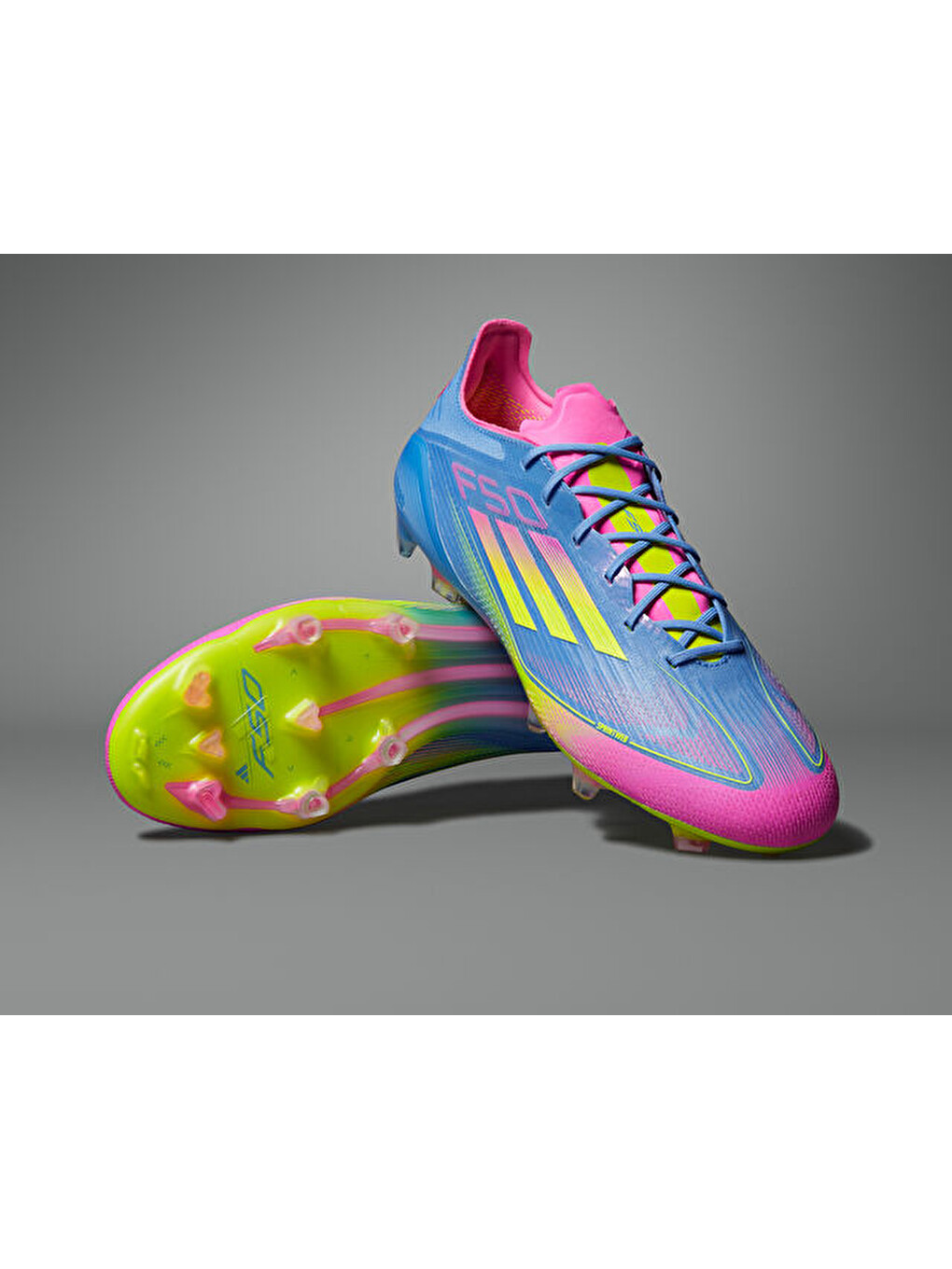 F50 Elite Fg Erkek Çim Zemin Kramponu Ie1201 Mavi-1