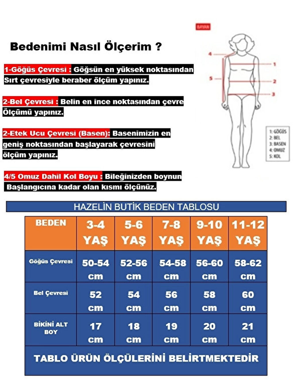 Kız Çocuk Turuncu Yeşil Temalı Bikini Takım HZL25S-LC19049-3
