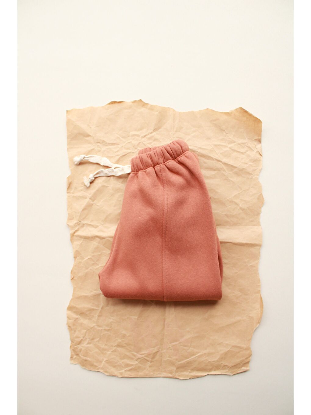 Kahverengi Kiremit Polarlı Eşofman Altı-4