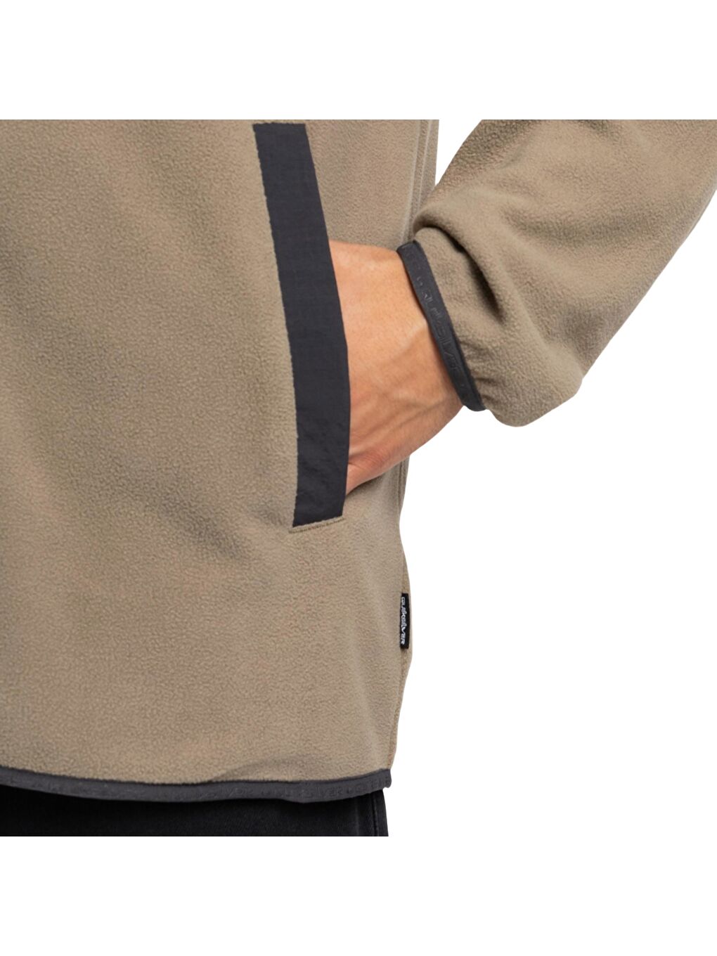 No Destination Fz Bej Polar Erkek Fermuarlı Sweatshirt Hırka-2