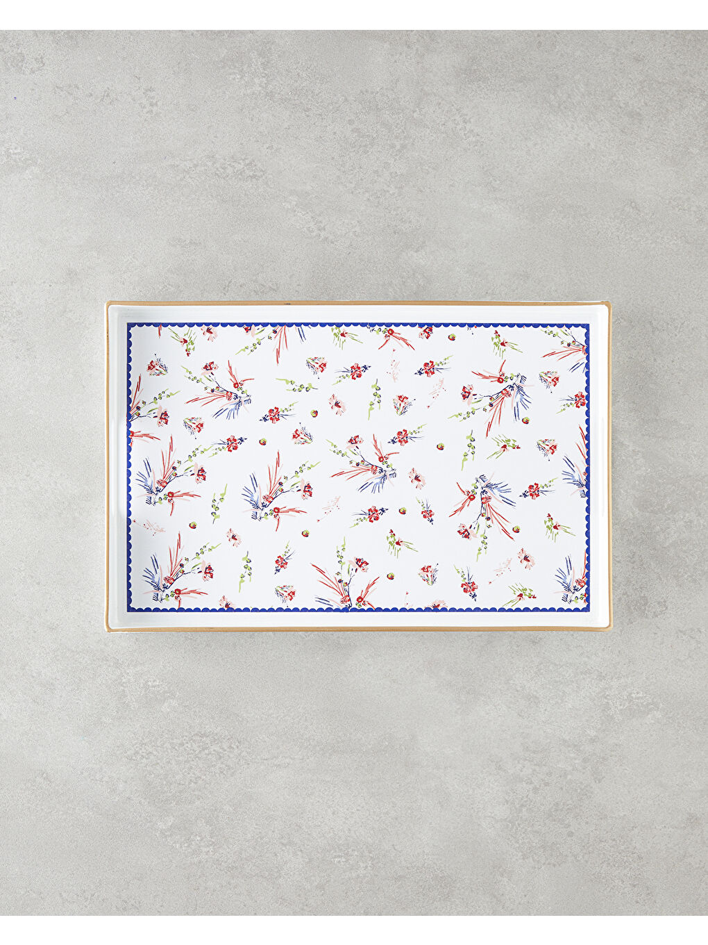 English Home Dreamscape PP Tepsi 40x26 cm Mavi