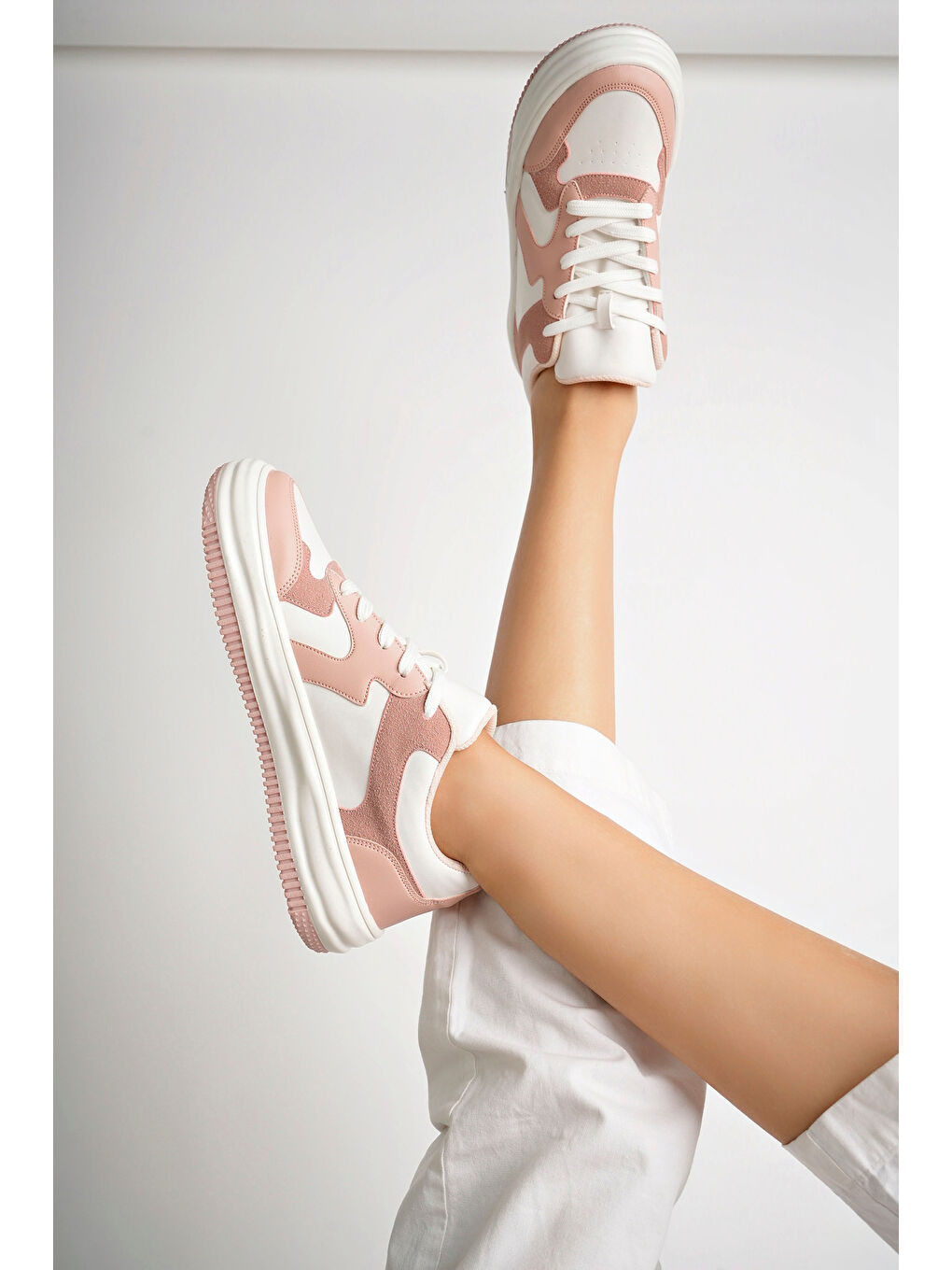 Pembe Kadın Günlük Ayakkabı-1