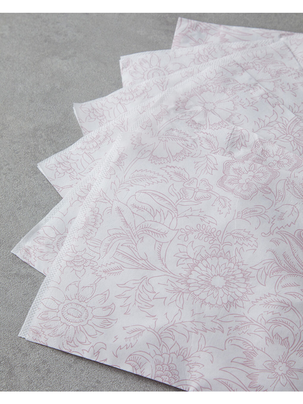Pembe Rosalyn Kağıt 20'li Kağıt Peçete 33x33 cm Pudra-1