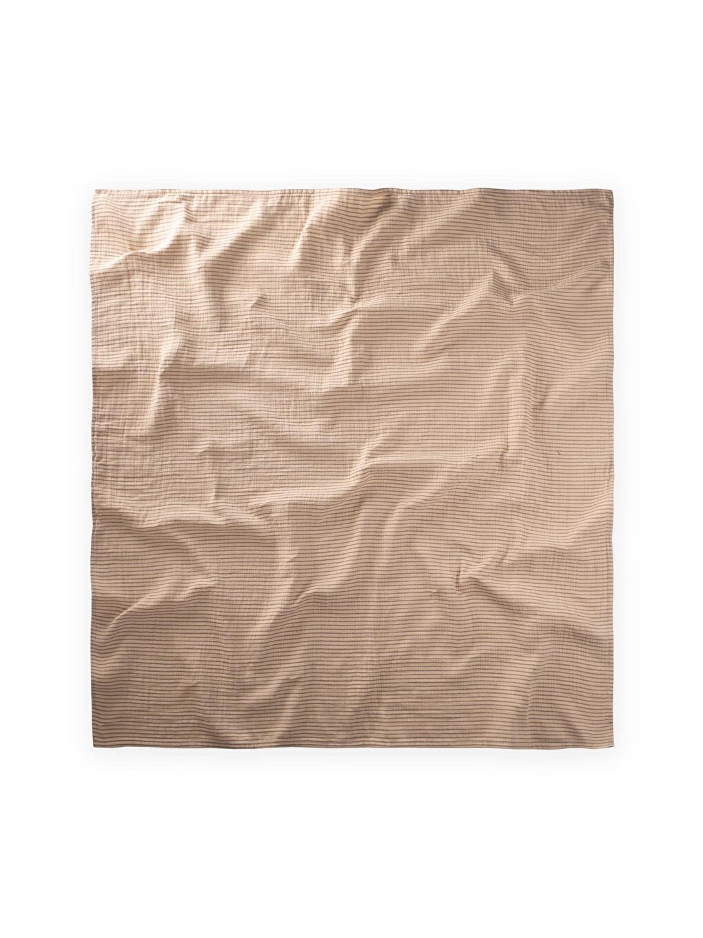 Naturel Battaniye 90X100cm Bej İnce Çizgili-1