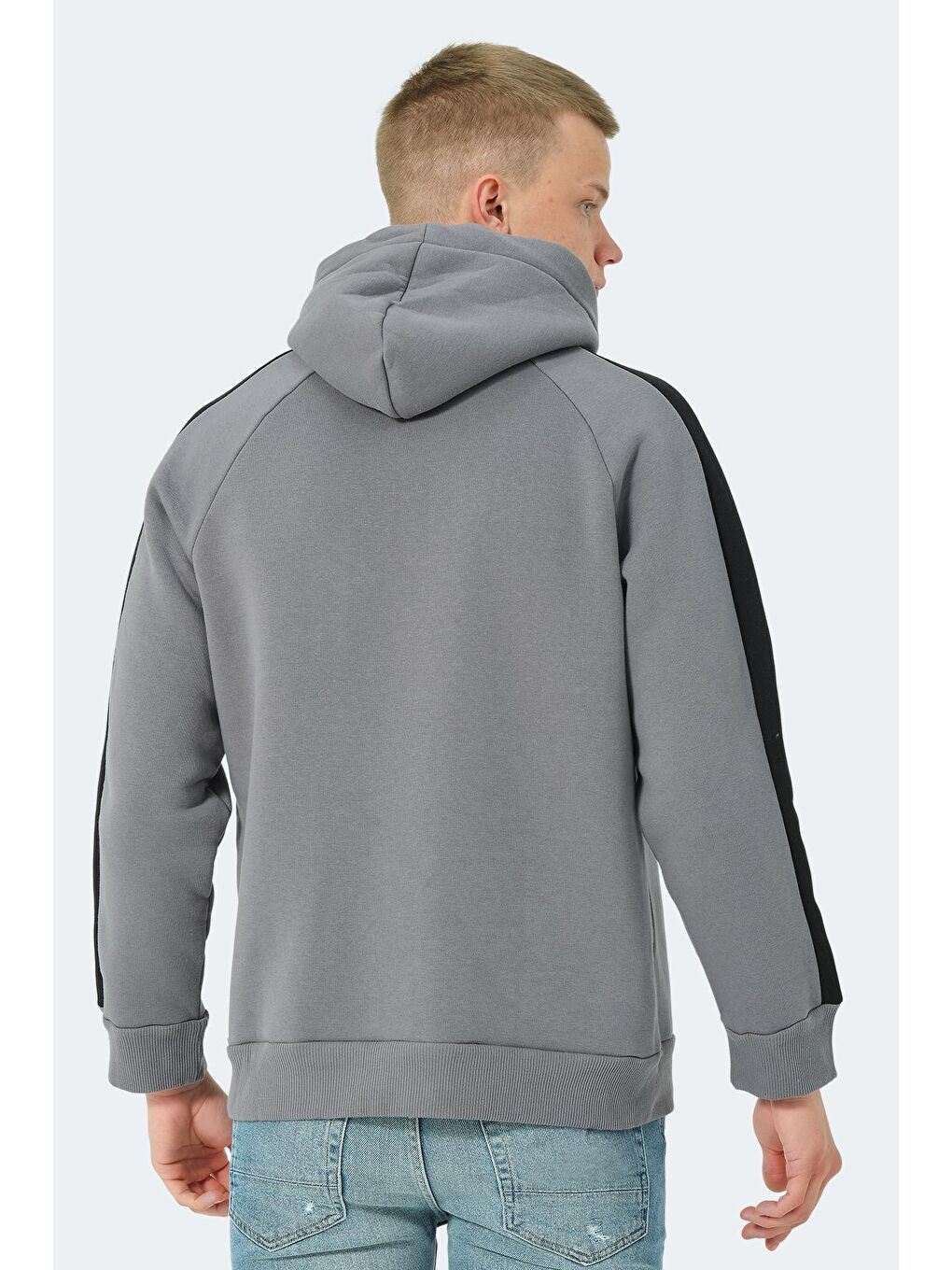 SLAZENGER Koyu Gri KLEMENT IN Erkek Sweatshirt Koyu Gri - 1