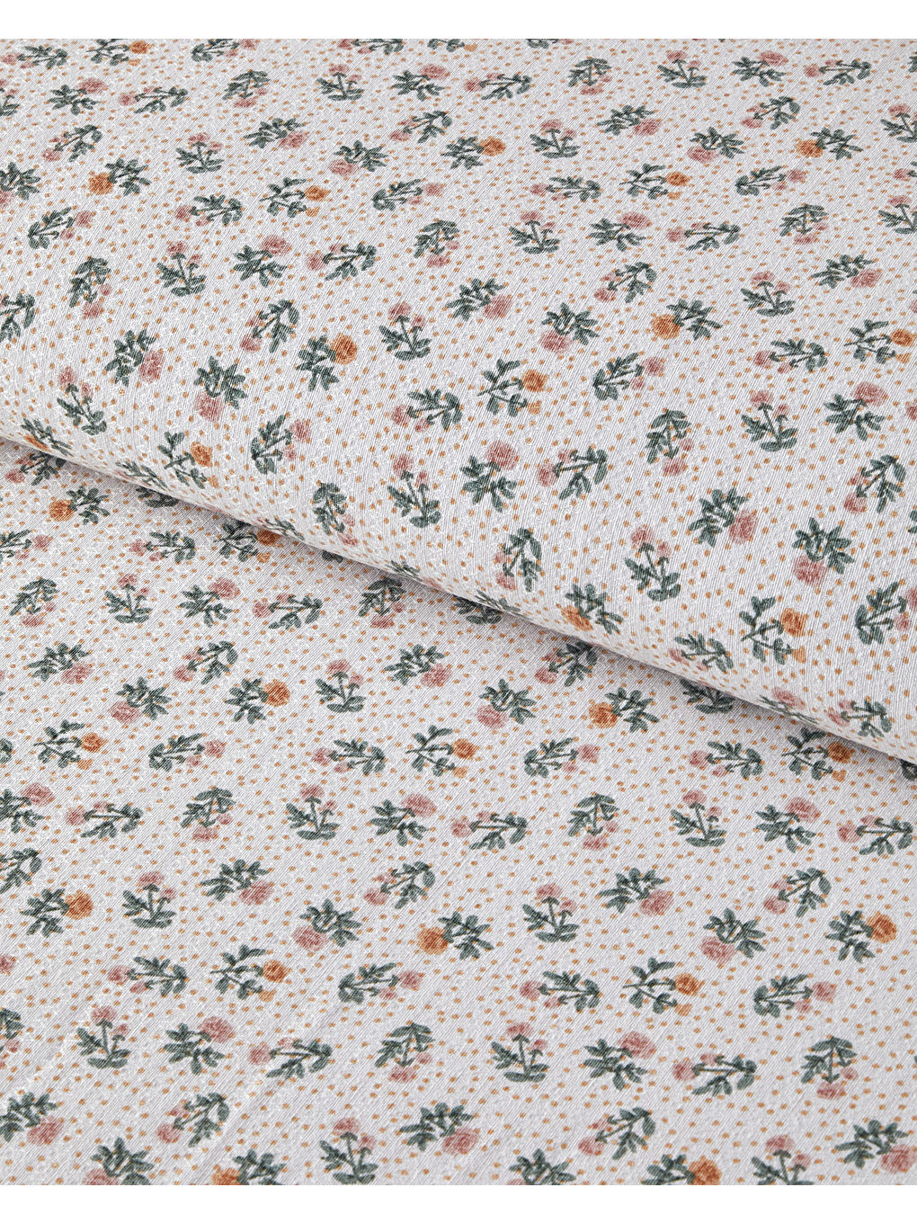 Crispy Dots Ecosoft Çift Kişilik Pike 200x220 cm Yeşil-2