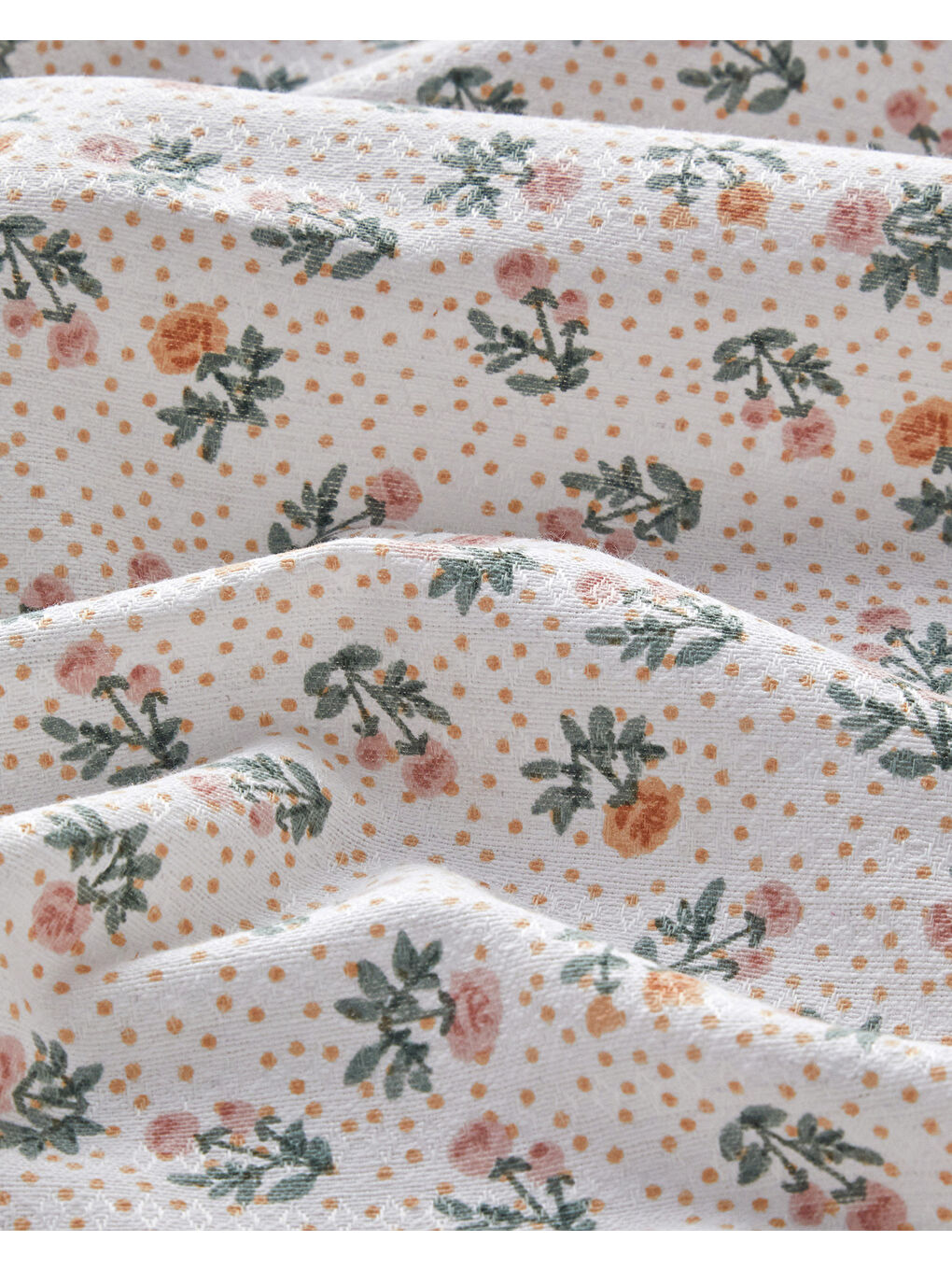 Crispy Dots Ecosoft Çift Kişilik Pike 200x220 cm Yeşil-3