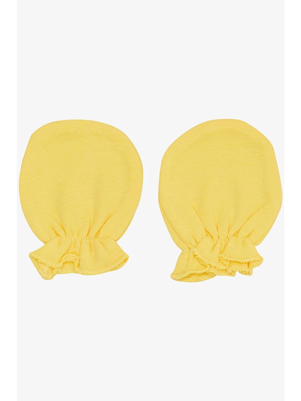 Yenidoğan Bebek Eldiven Basic Sarı (7 X 9 Cm)-1