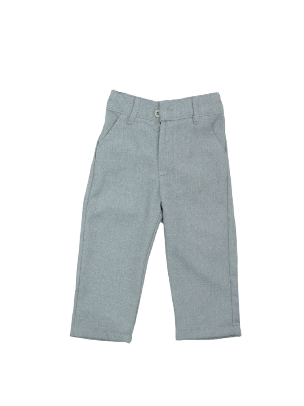 Gri Erkek Bebek 4'lü Takım Set (Pantolon+Gömlek+Yelek+Papyon) 12389-2