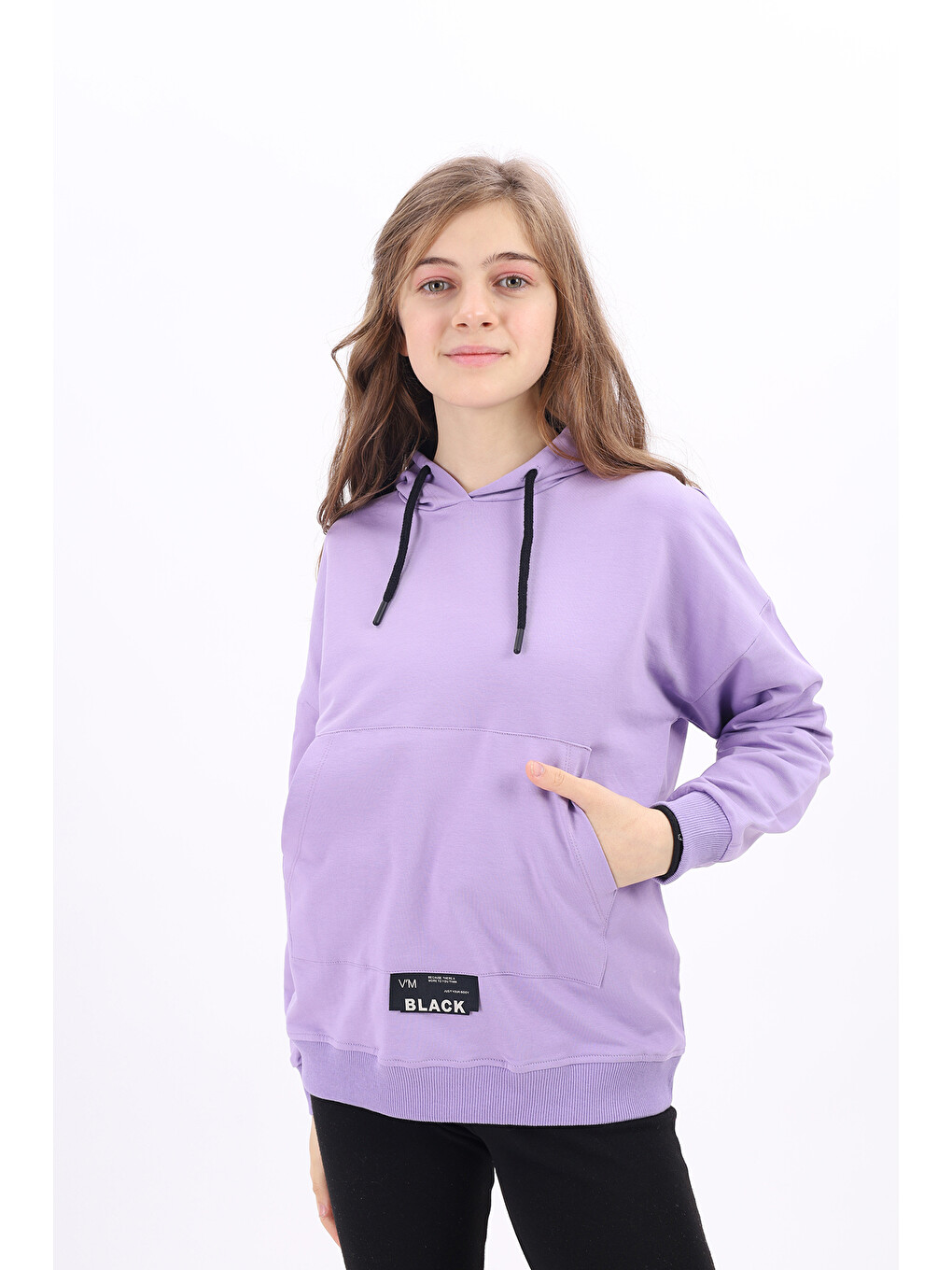 Lila Kız Çocuk Sweatshirt