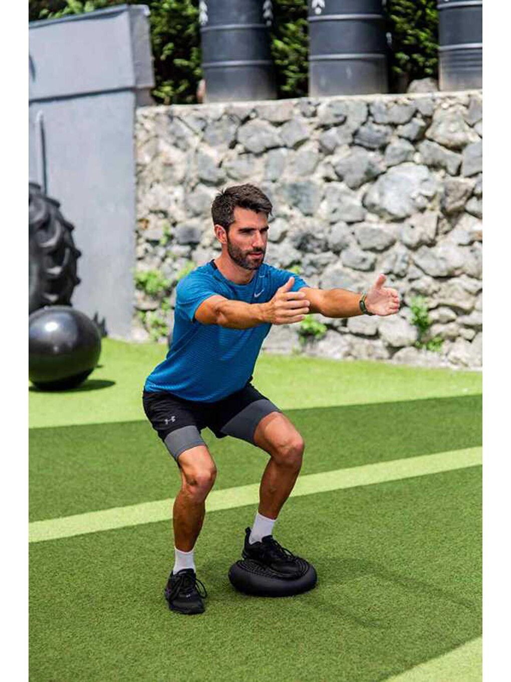 Denge Diski (pompa Dahildir) Unisex Siyah Pilates Aksesuarları-1