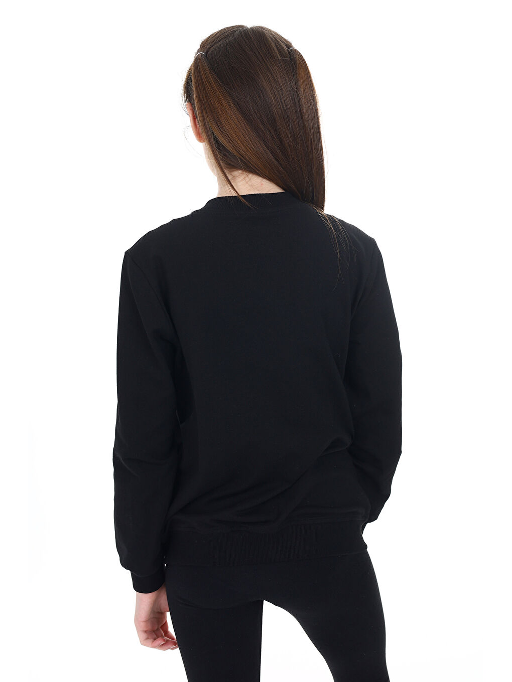 Siyah Kız Çocuk Okul Hırka-6