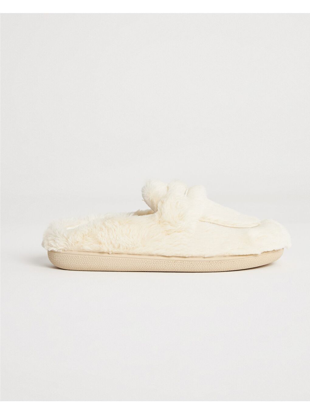 Ekru Kadın Ev İçi Ayakkabı - Tatum-1