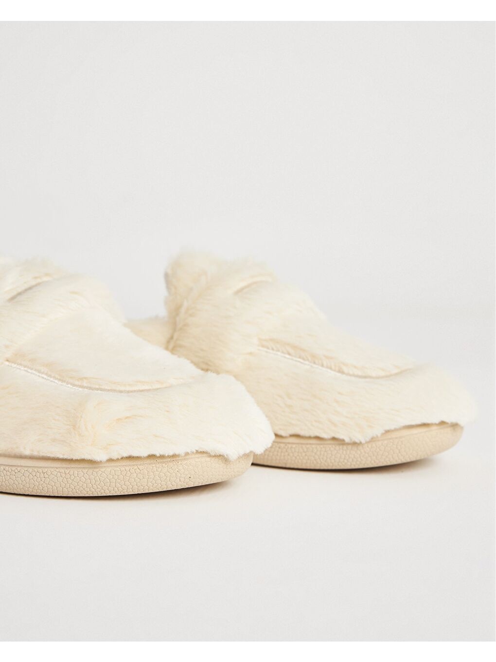 Ekru Kadın Ev İçi Ayakkabı - Tatum-3