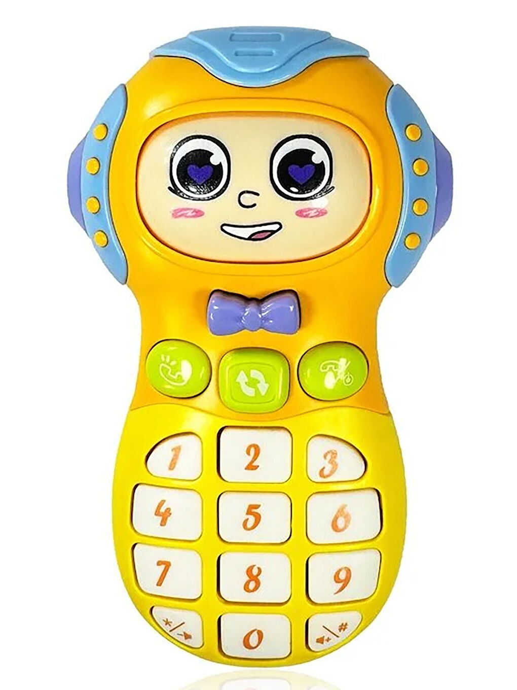 Müzikli Cep Telefonu Bebek Piyanosu Turuncu