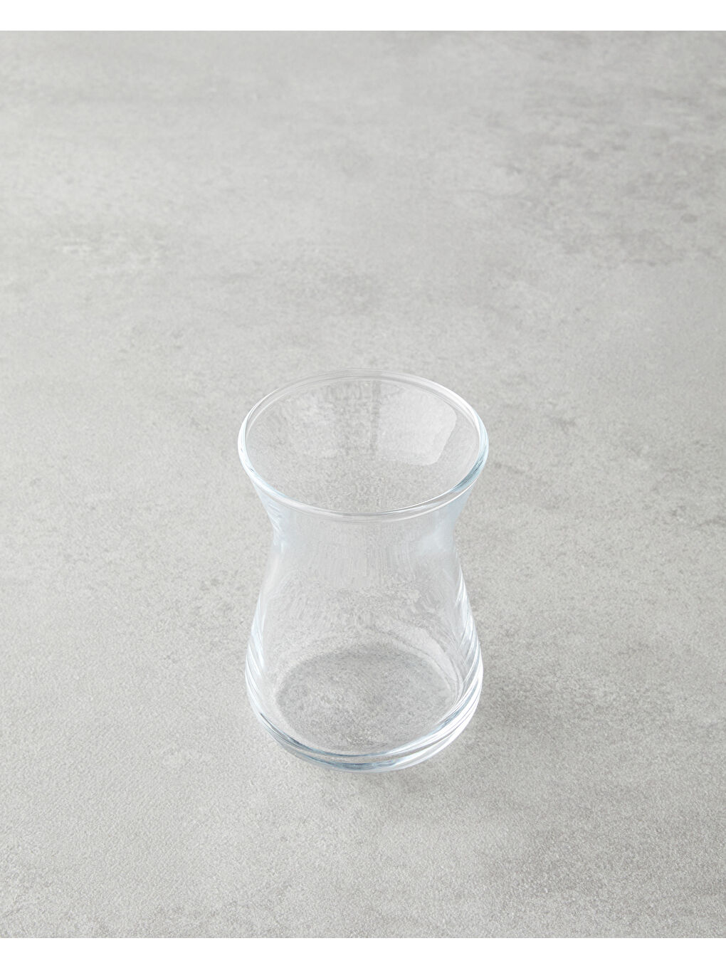 Renksiz Velin Cam 6'lı Çay Bardağı 132 ml Şeffaf-1
