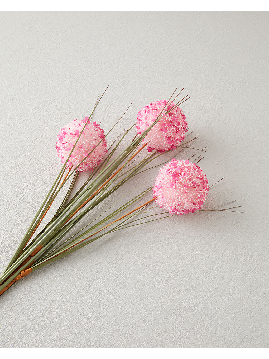 Fruit Branch Tek Dal Yapay Çiçek 63 cm Pembe-1