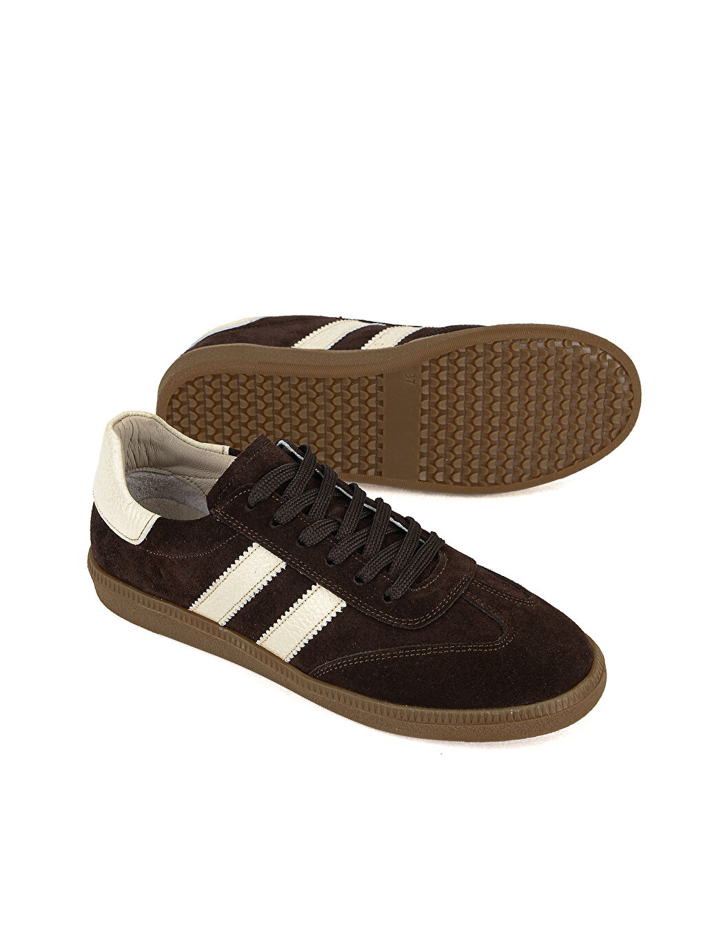 Kahverengi Kadın Hakiki Deri Sneaker 1611035Z64032 Kahve-3