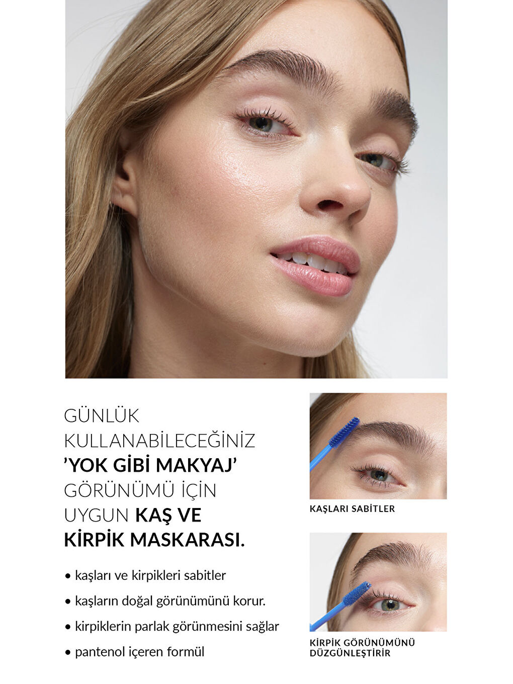 AVON Clear Mascara Kaş ve Kirpik Maskarası Şeffaf - 2