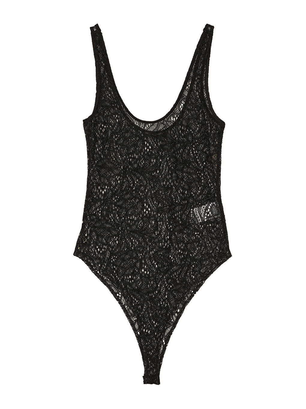 QUZU Dantel Detaylı Çıtçıtlı Body Siyah