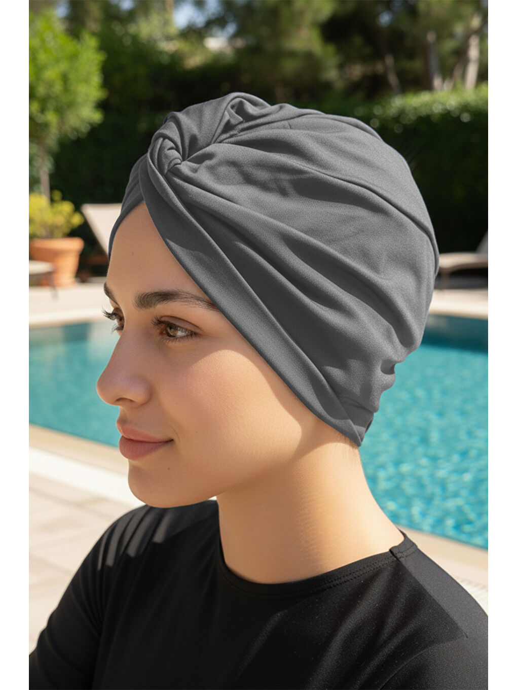 Havuz Deniz Bone R-988 Gri