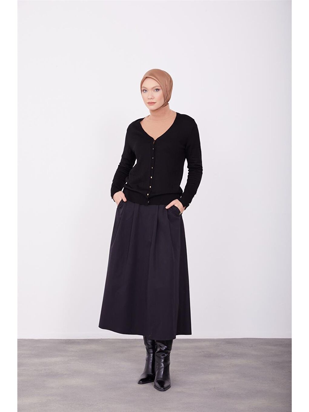 Hırka 23Kd2802 Siyah-2