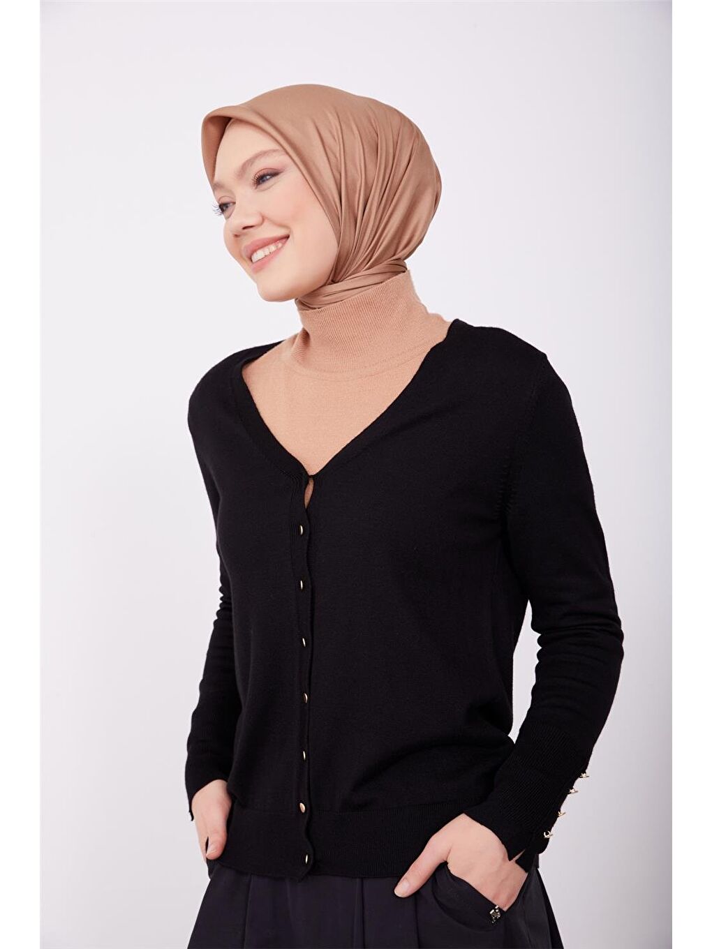 Hırka 23Kd2802 Siyah-3