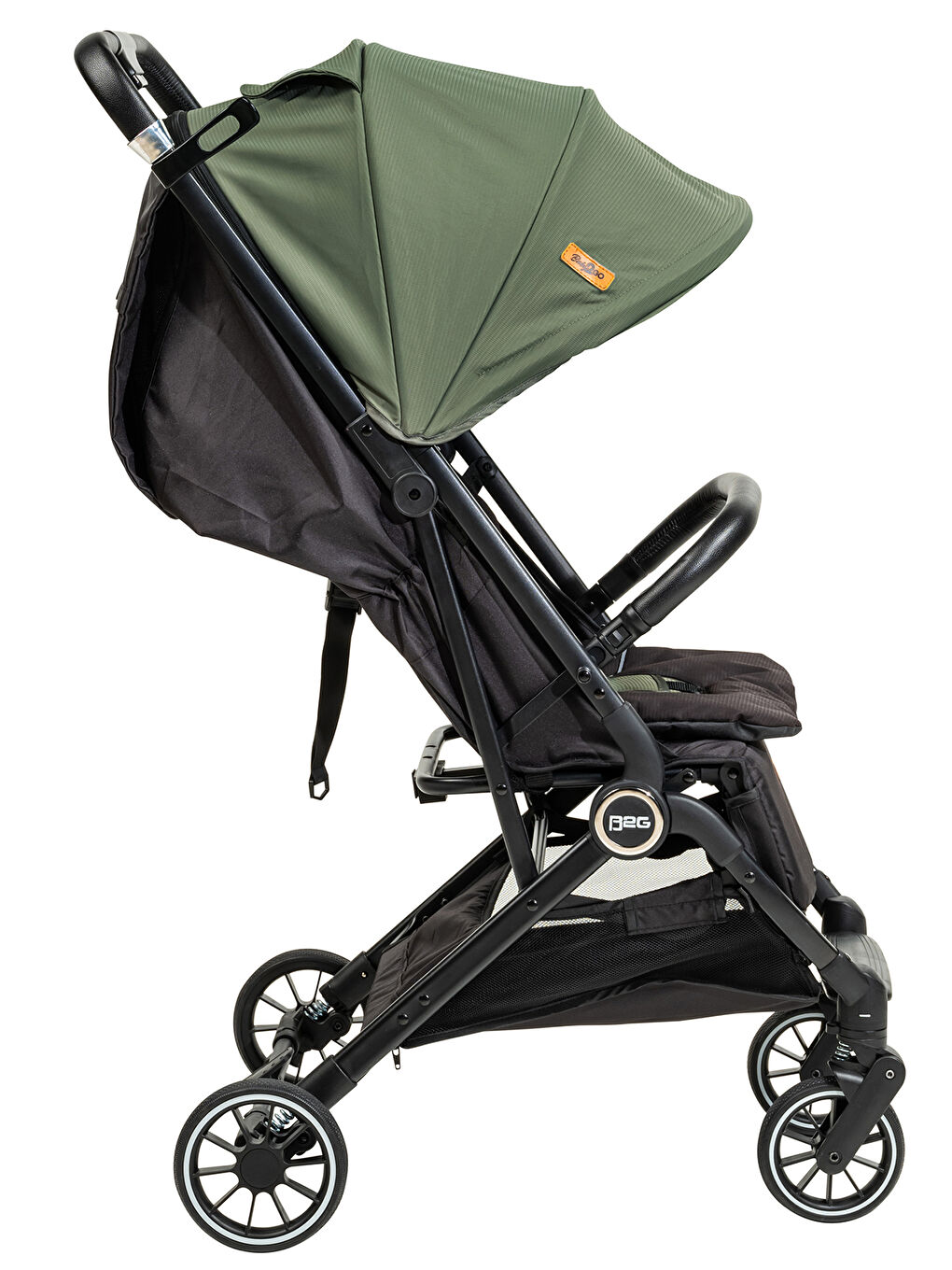 Beagle Kabin Boy Bebek Arabası Yeşil-2