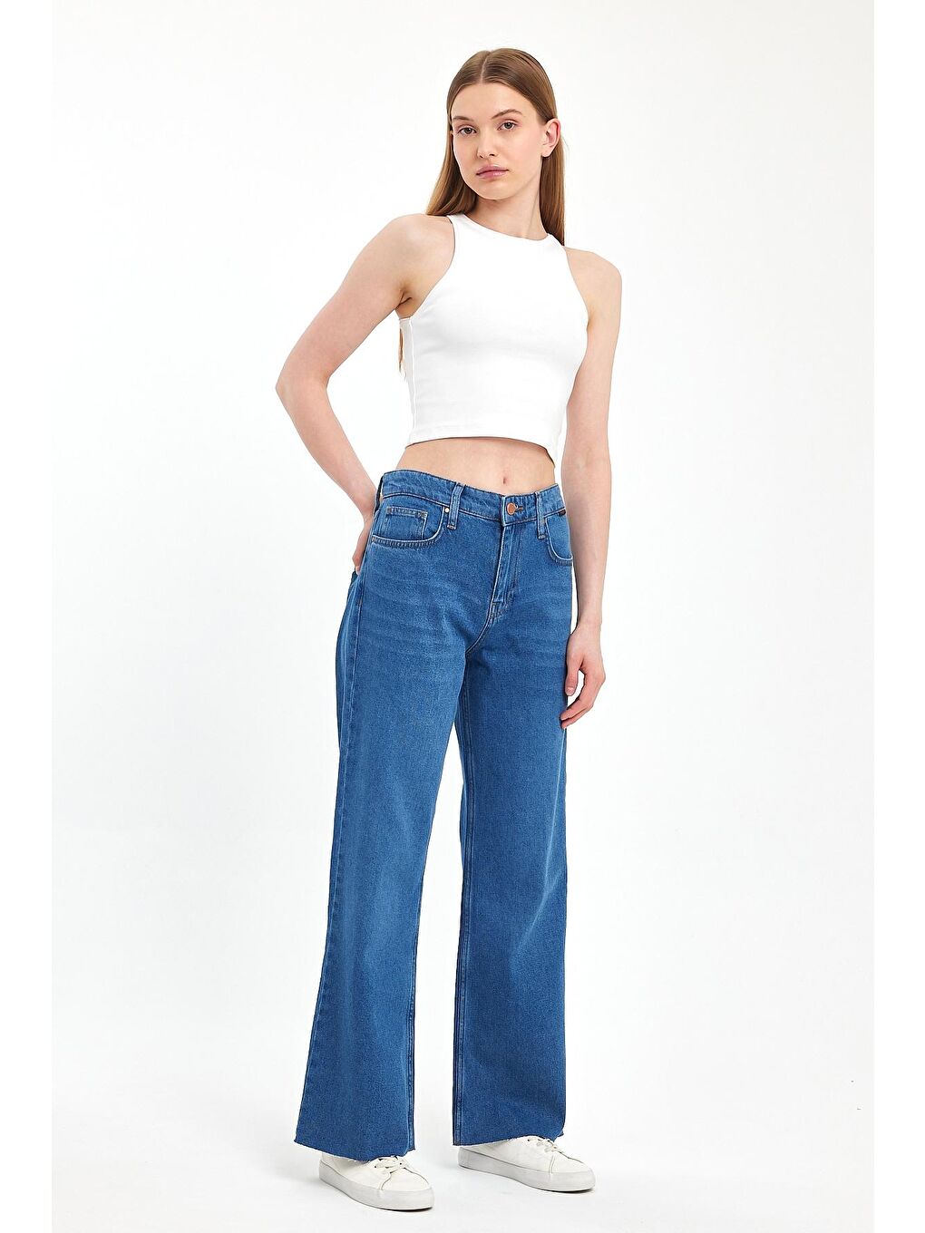 Mavi VICTORIA 010 Wıde Leg Fıt Denim Pantolon 0915-3