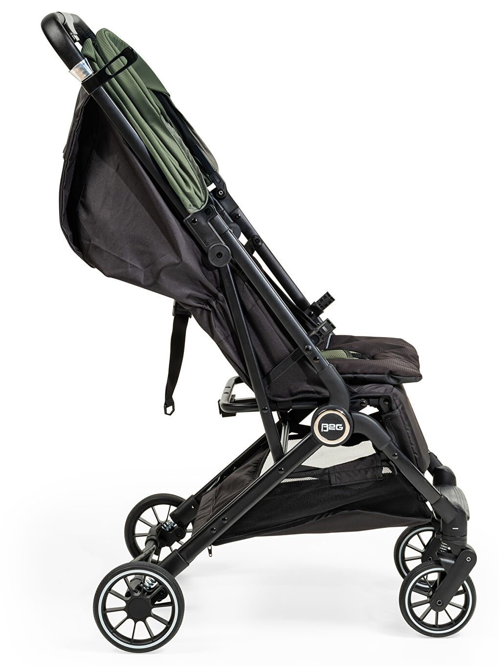 Beagle Kabin Boy Bebek Arabası Yeşil-4