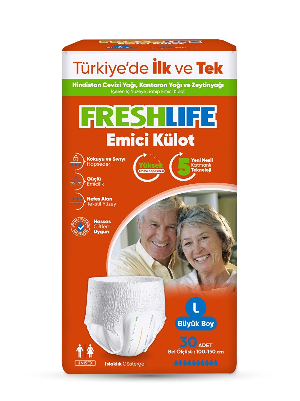 FRESHLIFE Large Emici Külot 30 Adet - 1