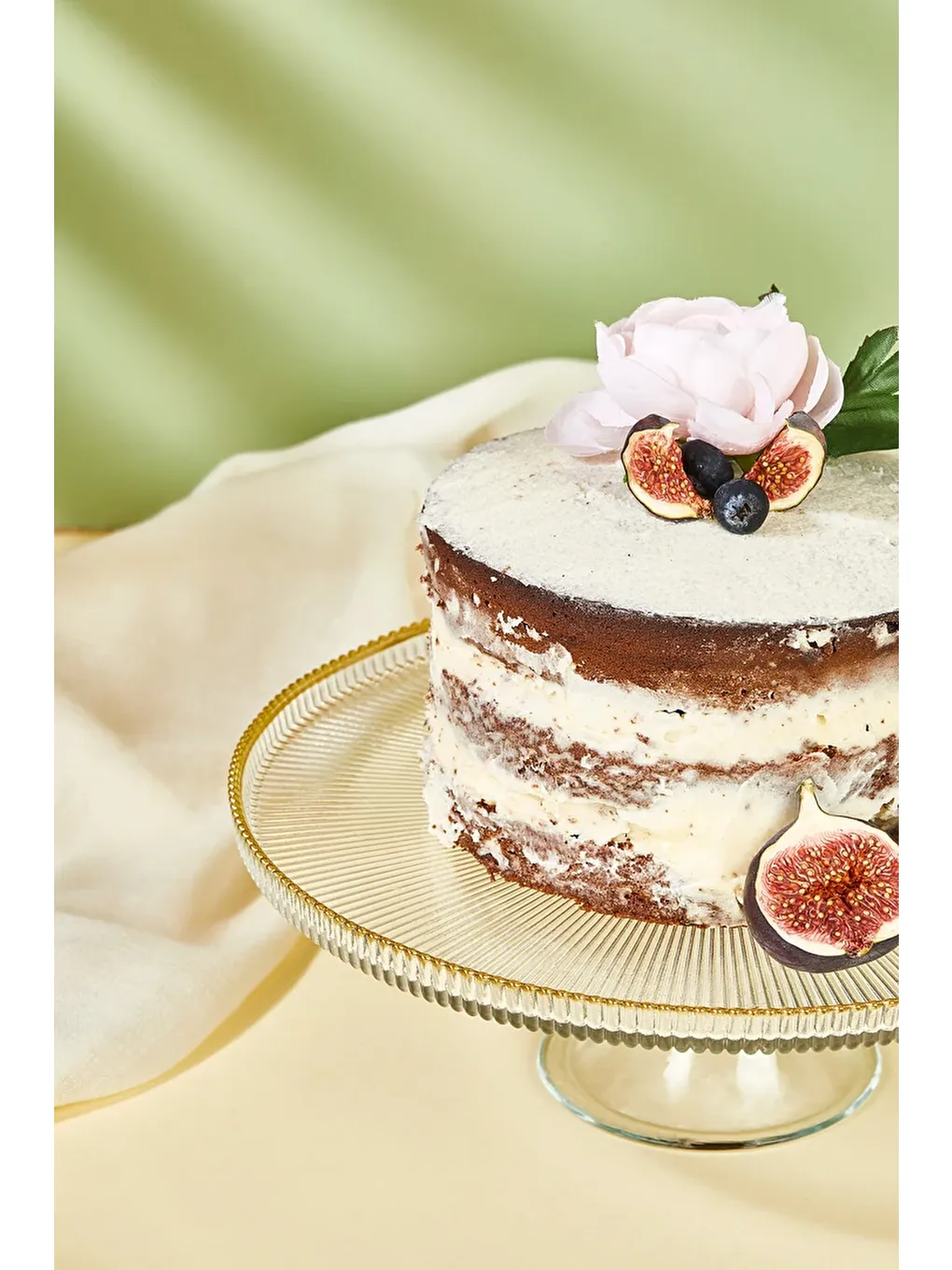 Renksiz Paris Pasta/Kek/Tatlı Sunum Standı 28 CM-1