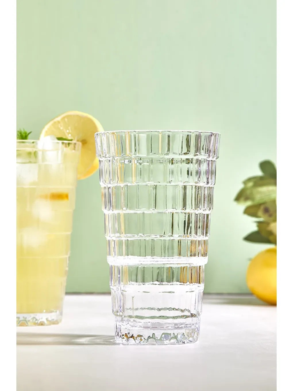 Renksiz Solea 2 Parça Cam Meşrubat Bardağı-2